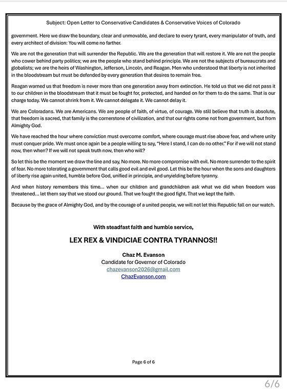 Open letter page 6 of 6