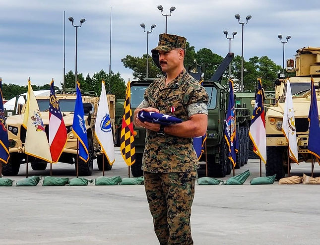 Chaz Evanson in uniform